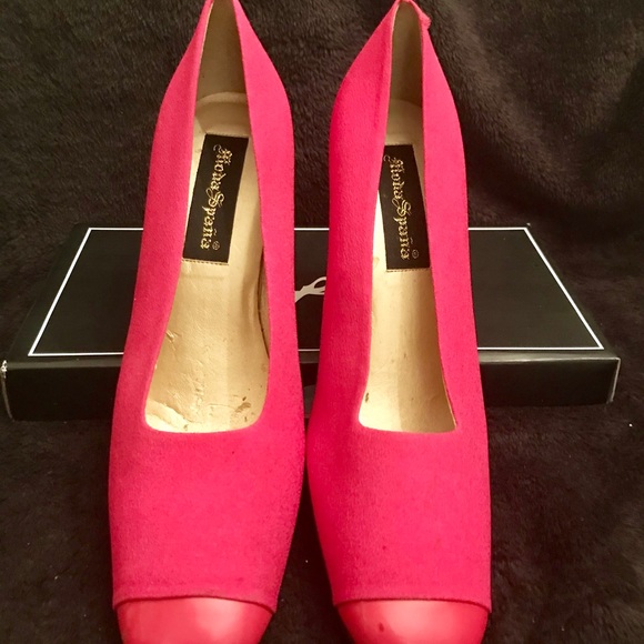 Moda Spana Fushia Heels Size -9M - Picture 4 of 6